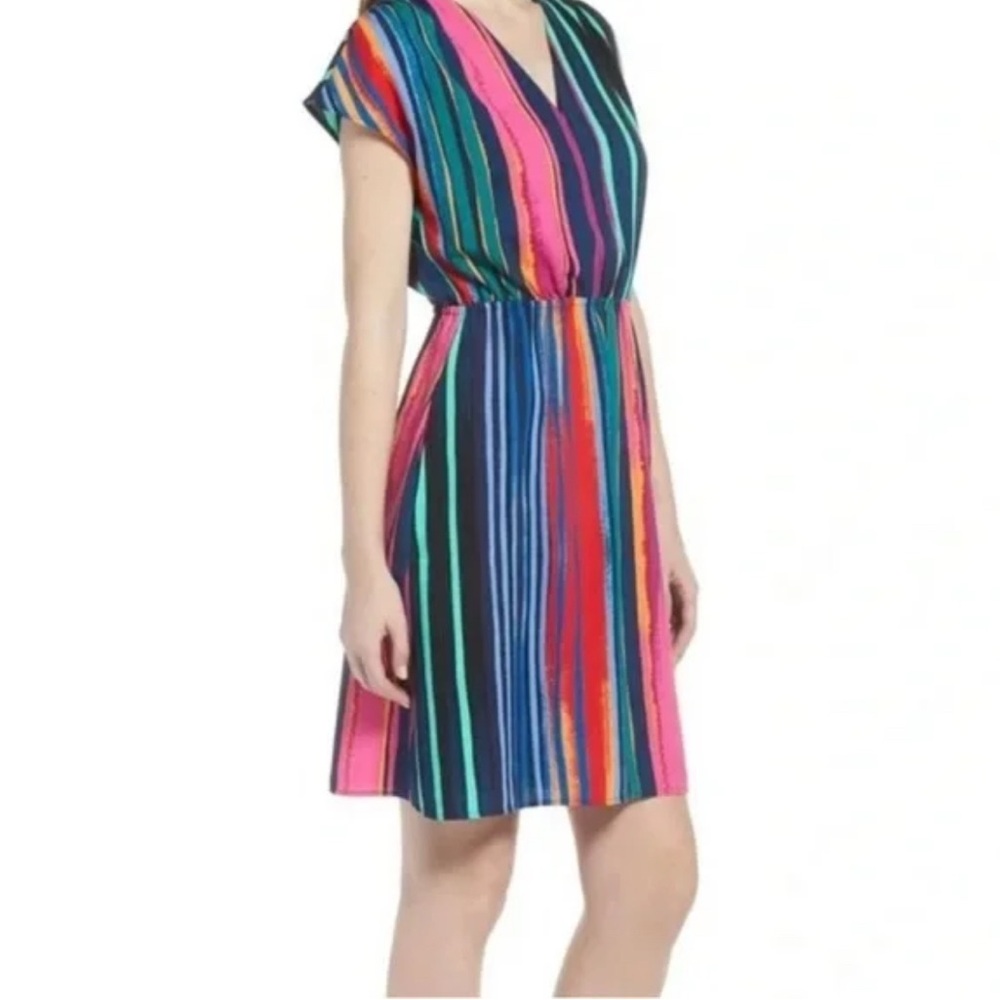 Halogen Multicolor Striped Dress